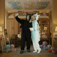 Black Toothless Dragon Onesie Pajamas Adult Kids Kigurumi Unicorn Jumpsuit Animal Pijamas Train Halloween Cosplay Winter Slipper